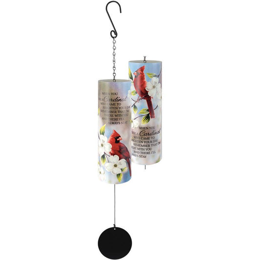 Gift & Garden by Carson - "Cardinal" 36" Cylinder Sonnet