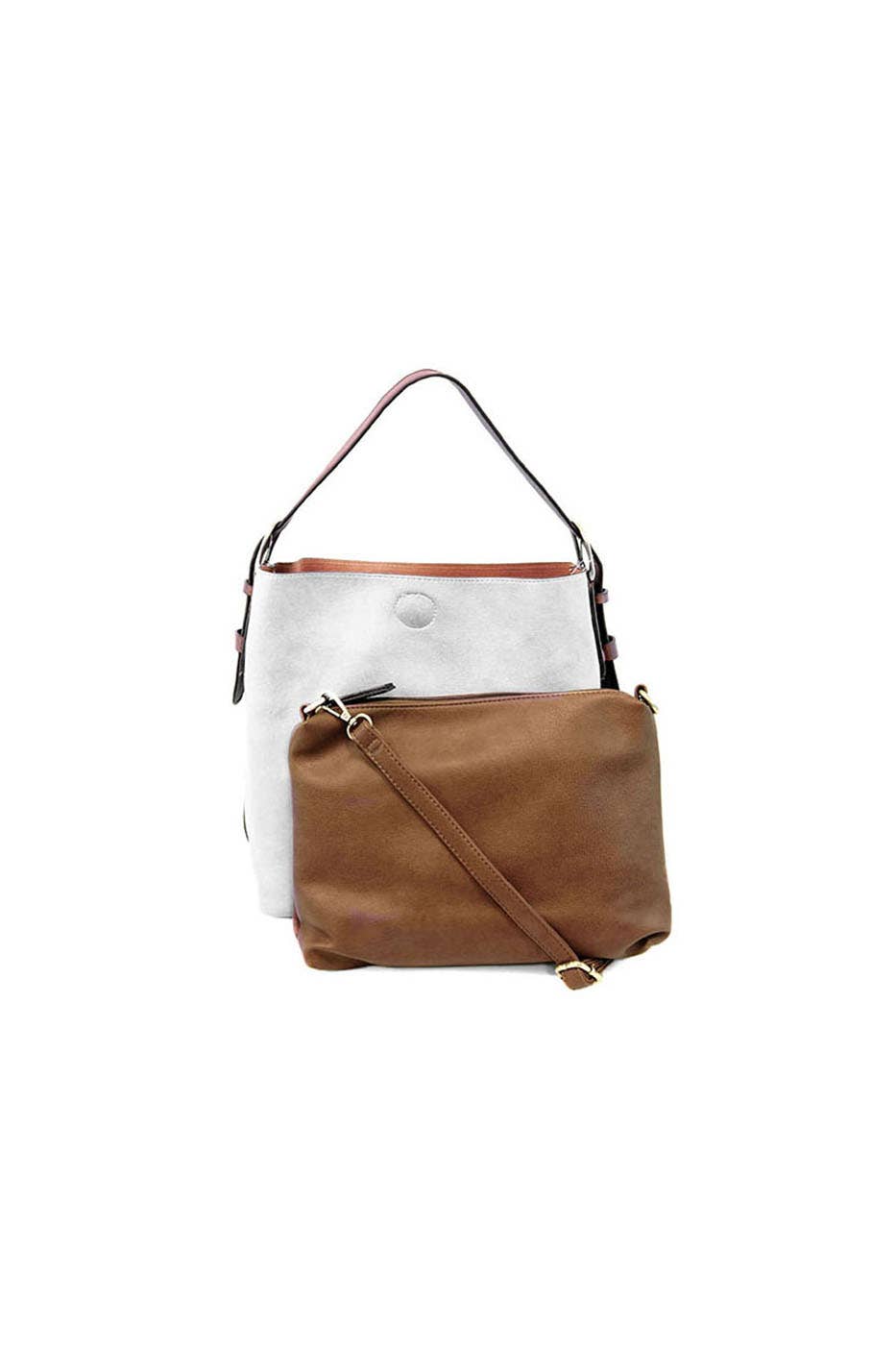Joy Susan - Classic Hobo Handbag: L8008-121 Hazelnut