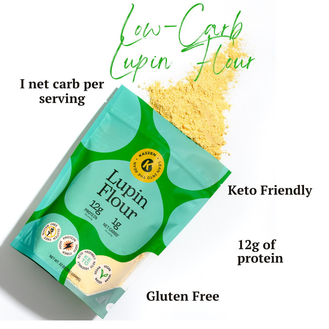 Kaizen Food Company - Lupin Flour 1g Net Carb High Protein - Gluten Free, Keto