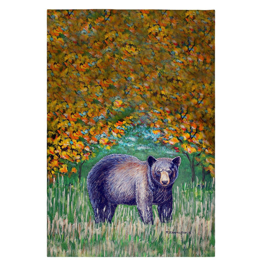 Betsy Drake Interiors - Black Bear Guest Towel
