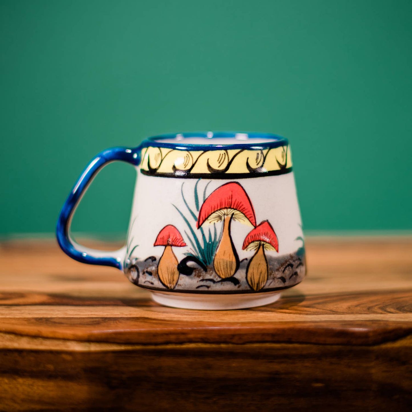 Lucia's Imports - Mushroom Mug