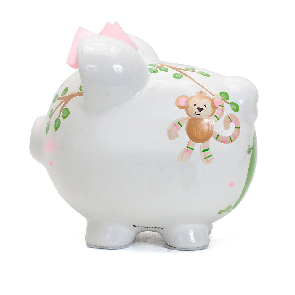 Child To Cherish® - Pink Tropical Punch Large Piggy Bank
