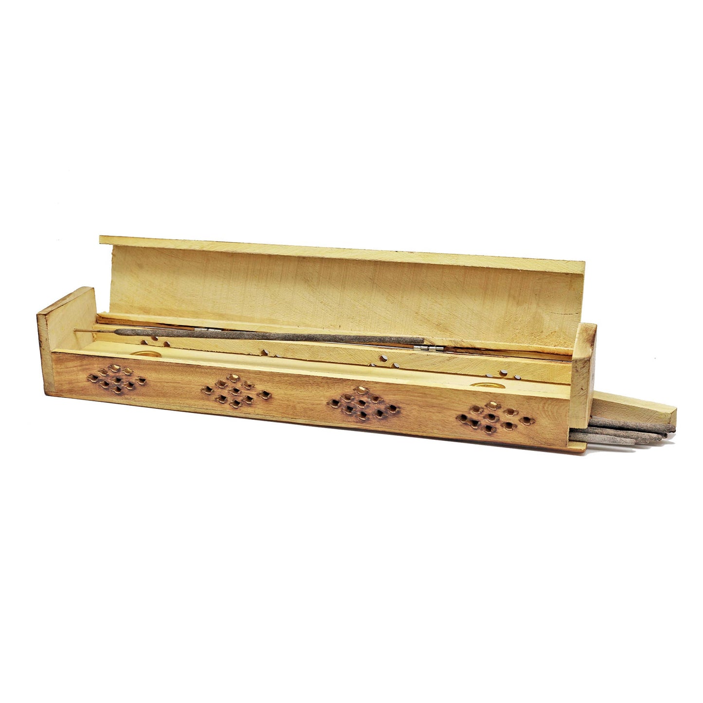 DESIGNS BY DEEKAY INC - 7 Chakras Celestial Wooden Coffin Box