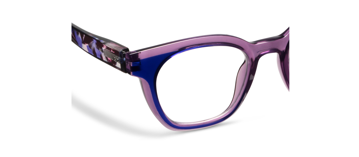 Peepers - Honey (Blue Light): Purple/Purple Quartz / Reading / 2.00