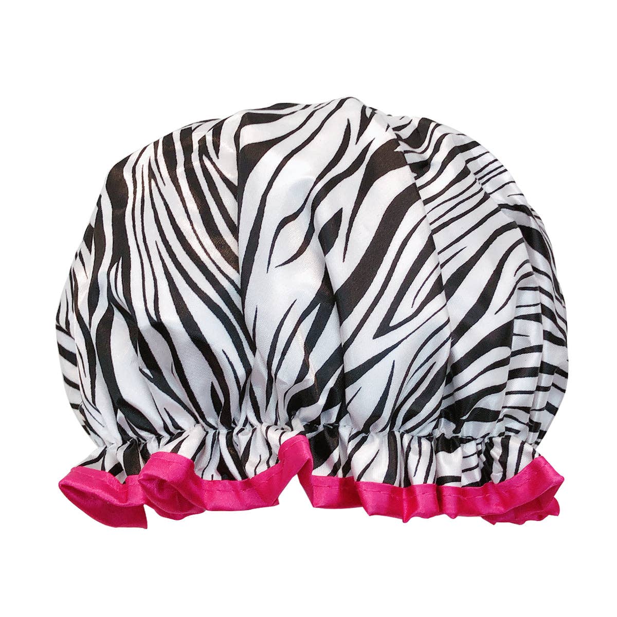 Wrapables.com - Wrapables Reusable Women's Waterproof Shower Caps: Gray Pansies