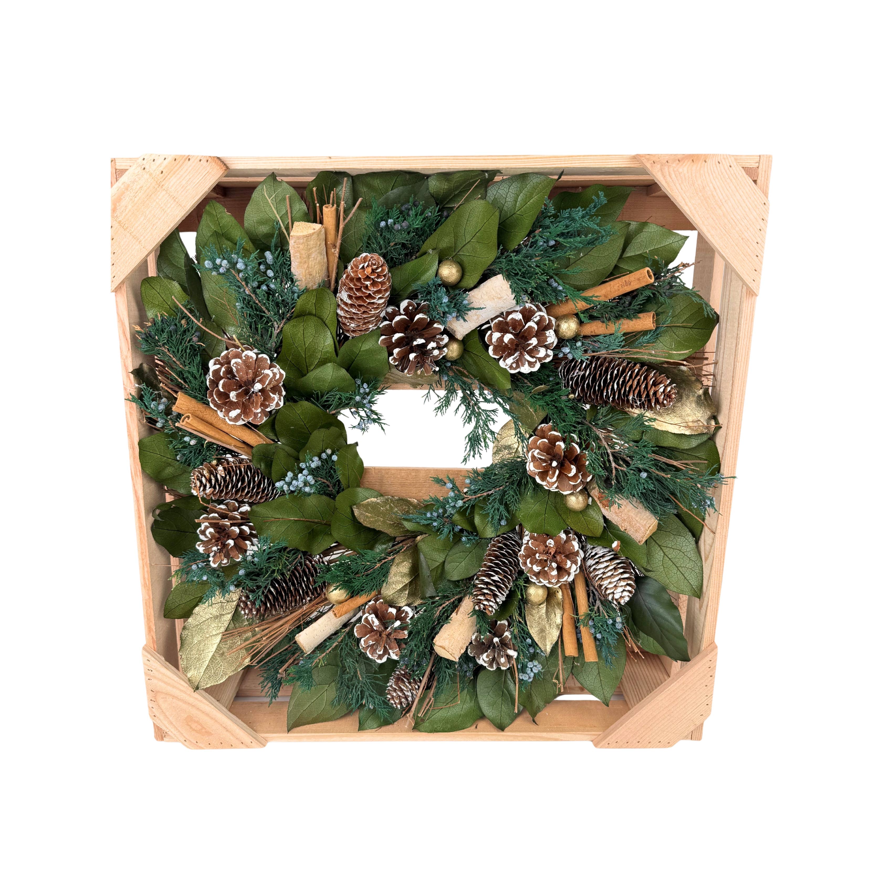 Andaluca Evergreen Pine Wreath - Thumbnail 2