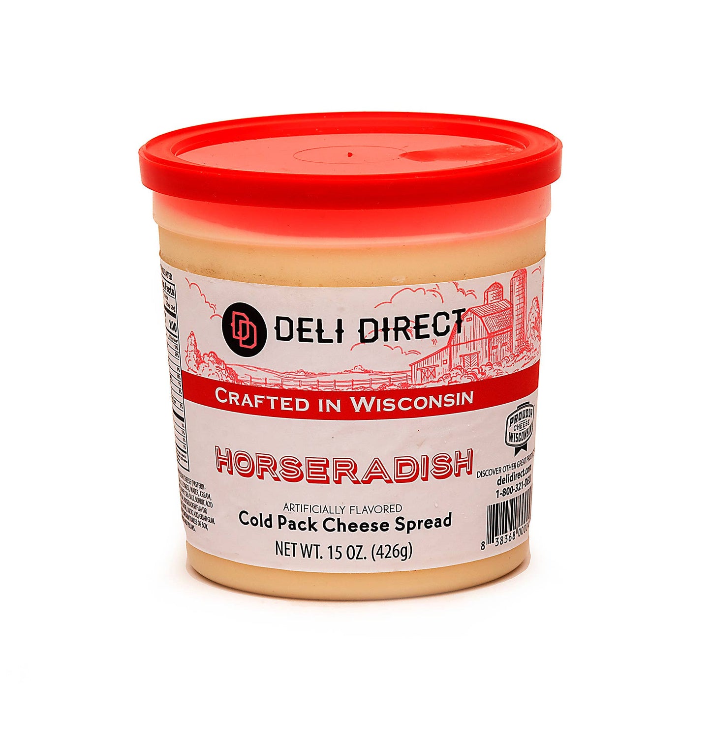Merchandise Unlimited - Wisconsin Cold Cheese Spread 15oz: Swiss Almond