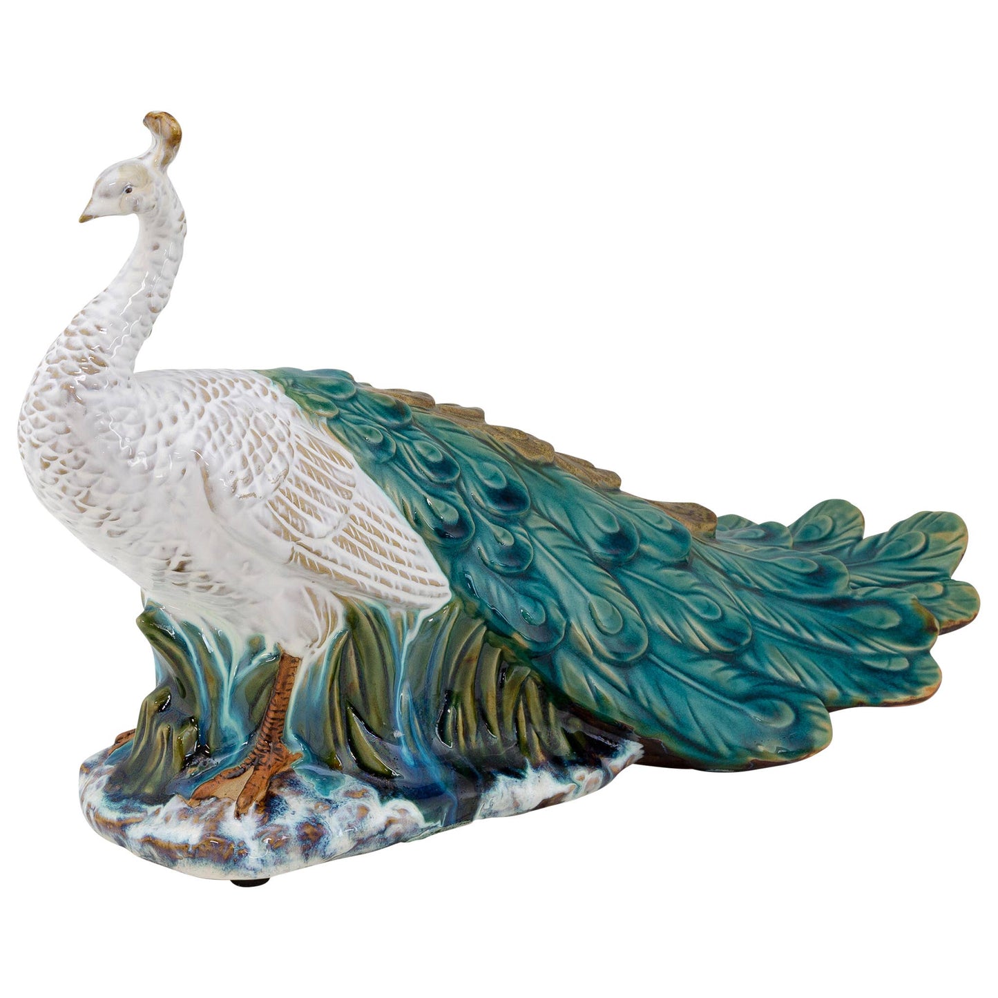 Kavana Decor by The Import Collection - Afshari Peacock Figurine