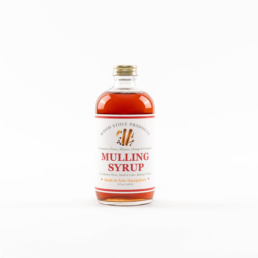 Wood Stove Kitchen - Mulling Syrup, 8 fl oz - for Mulled Wine, Cider, Baking, Coc