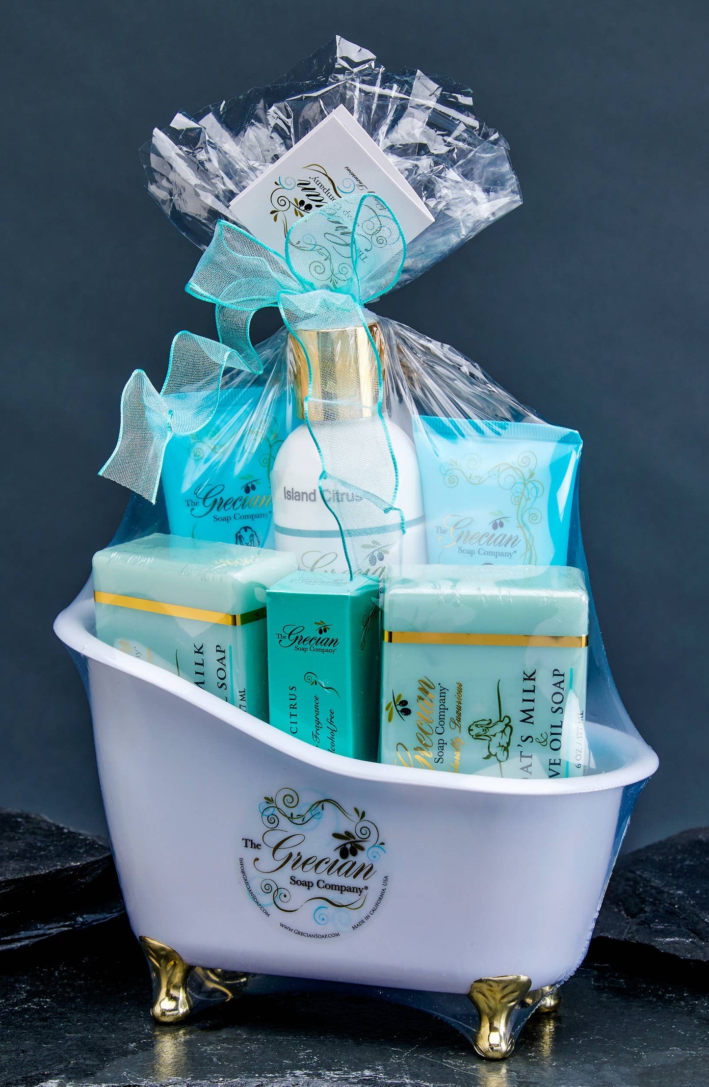 The Grecian Soap Company - Deluxe Bathtub Gift Set: Lavender