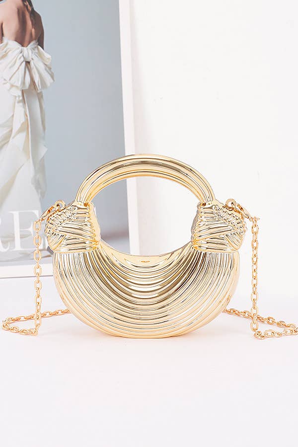 anbfashion - Mini Acrylic Clutch Bag HMC1178: Silver