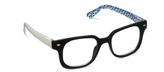 Peepers - Glossary (Blue Light): Black/Wavy / Reading / 2.00