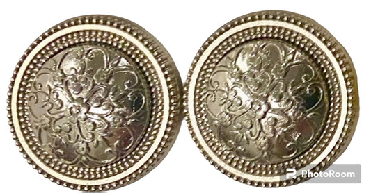 MagneButton - Antique Mandala Silver & Gold: Gold