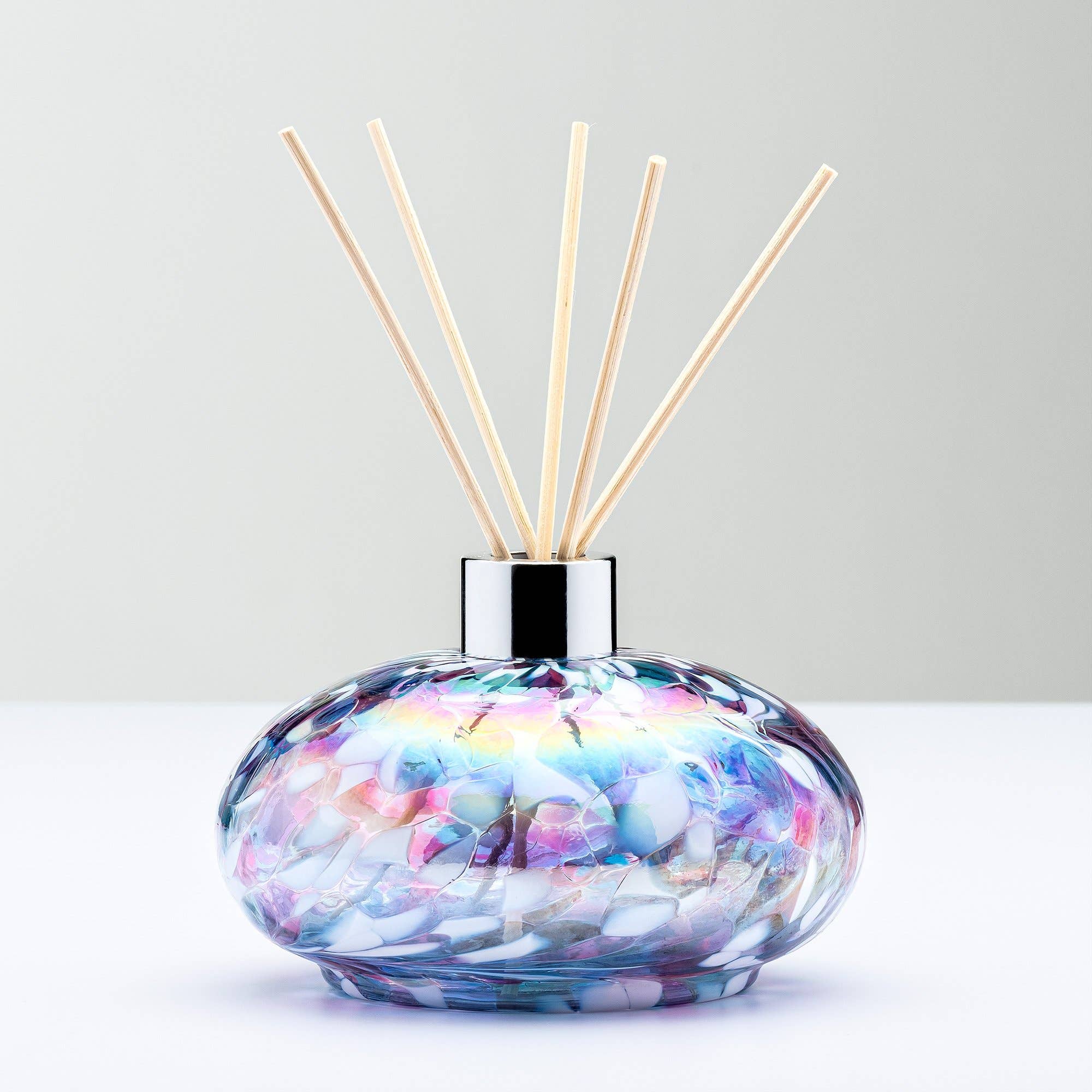 Sienna Glass - Reed Diffuser - Classic - Blue and Pink - Thumbnail 3