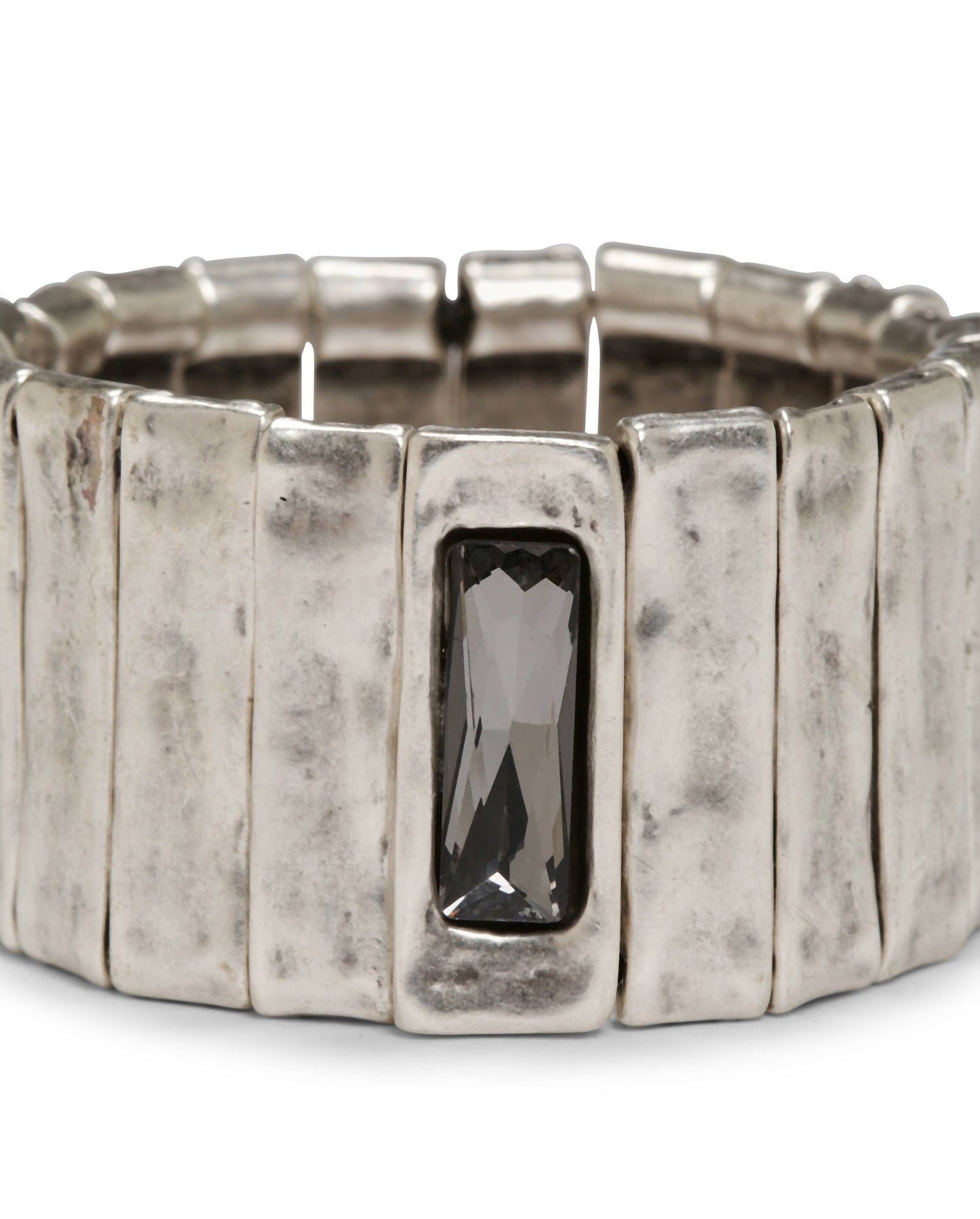 Chanour - Handmade Pewter Bracelet - NB2214 SMOKY