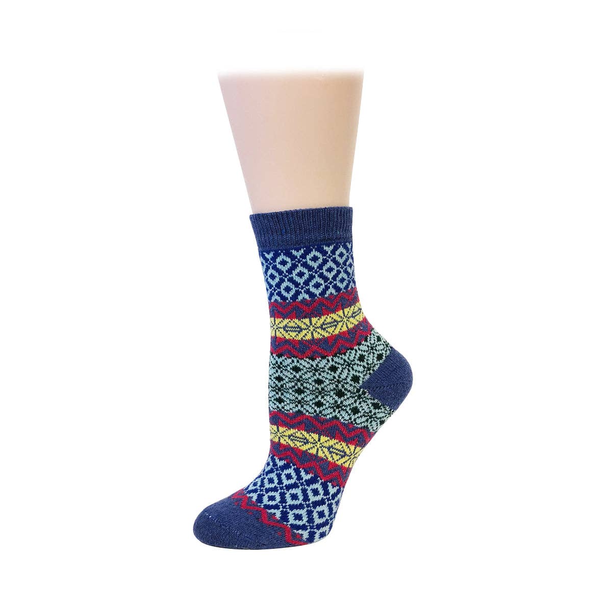 Wrapables.com - Wrapables Women's Thick Winter Warm Wool Socks (Set of 5): Boho
