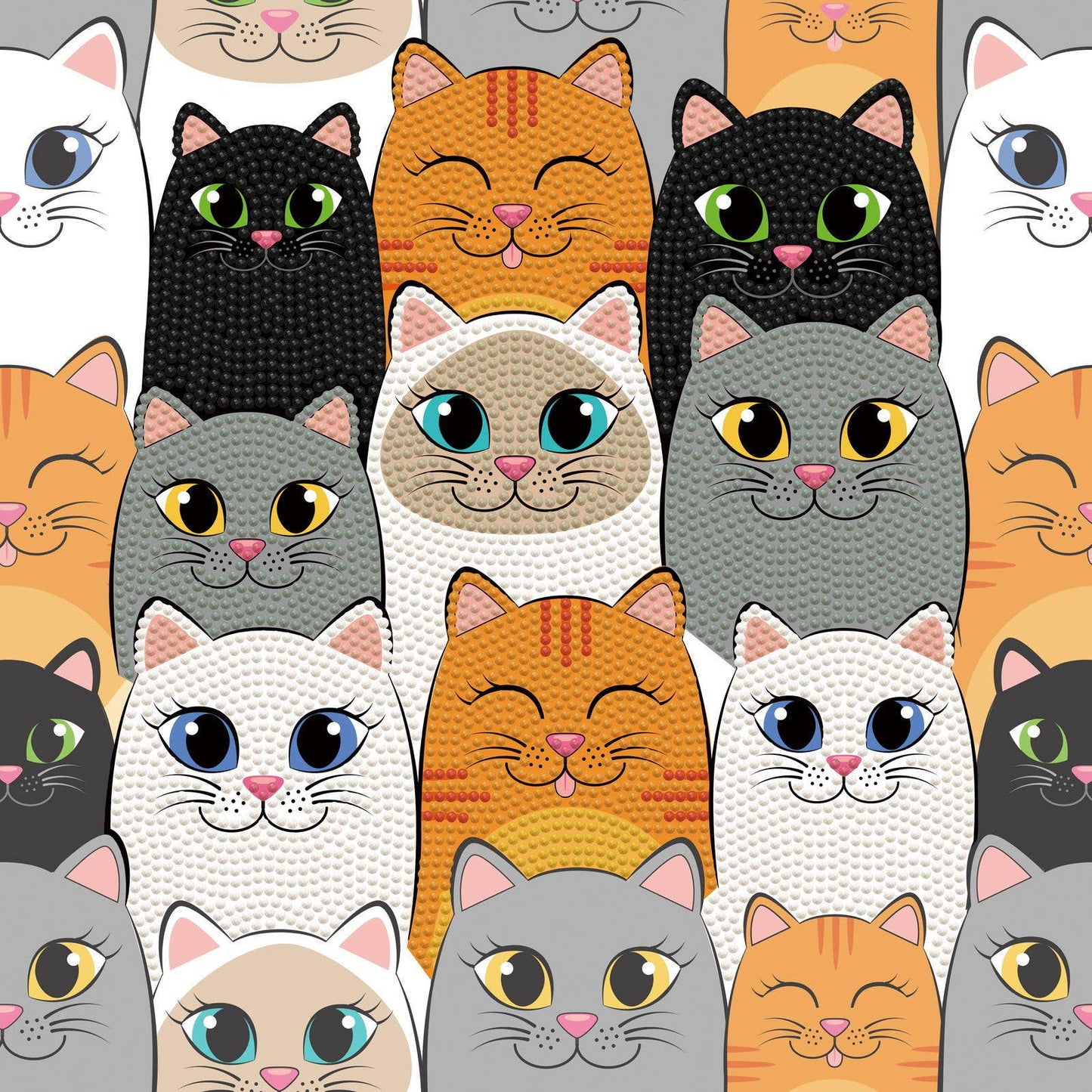 DIAMOND DOTZ® - Cat Clan (Large)