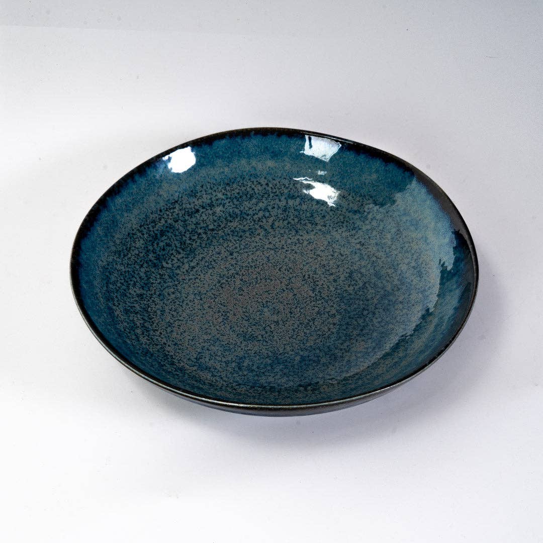 Urban Tokyo - 24oz 8.25"D Mino Ware Porcelain Deep Plate Youhenkon JP (5/30)