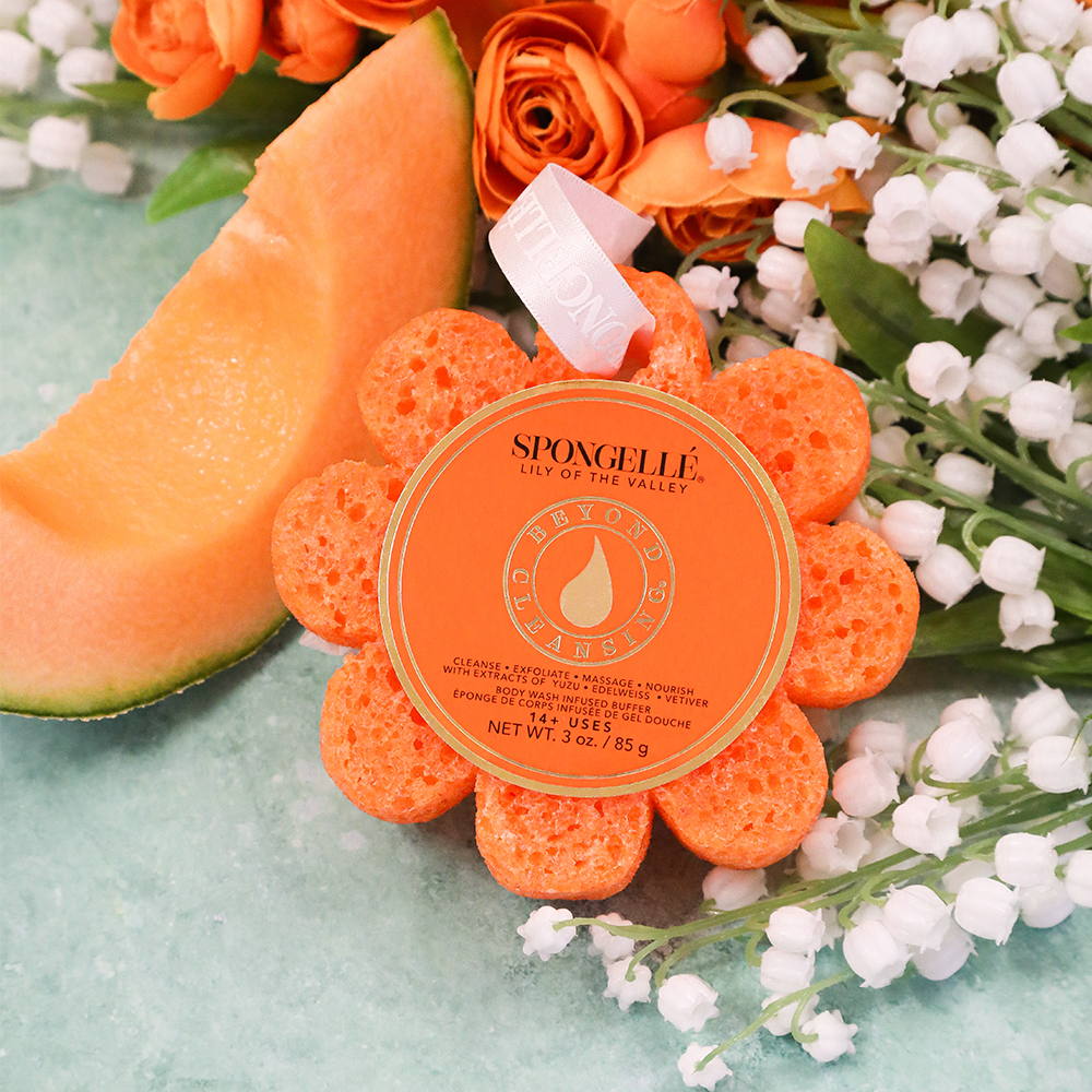 Spongellé | Christmas 2025 | Stocking Stuffers | Gifts - Lily of the Valley Wild Flower | Soap Sponge | Soap Buffer