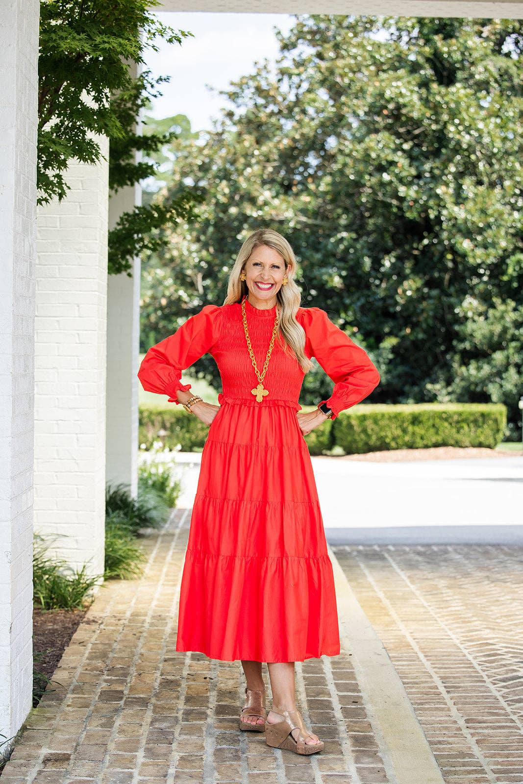 Hidden Truth Jewelry - 34" Double Gold Chain with Susie Cross