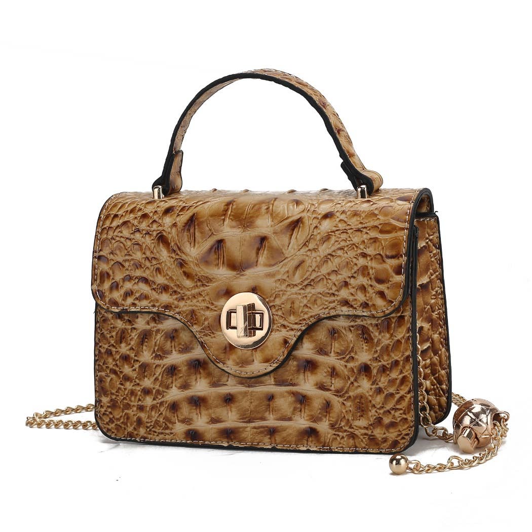 MKF Collection - MKF Mae Women's Mini Crossbody Stylish Vegan Leather Bag.: Black