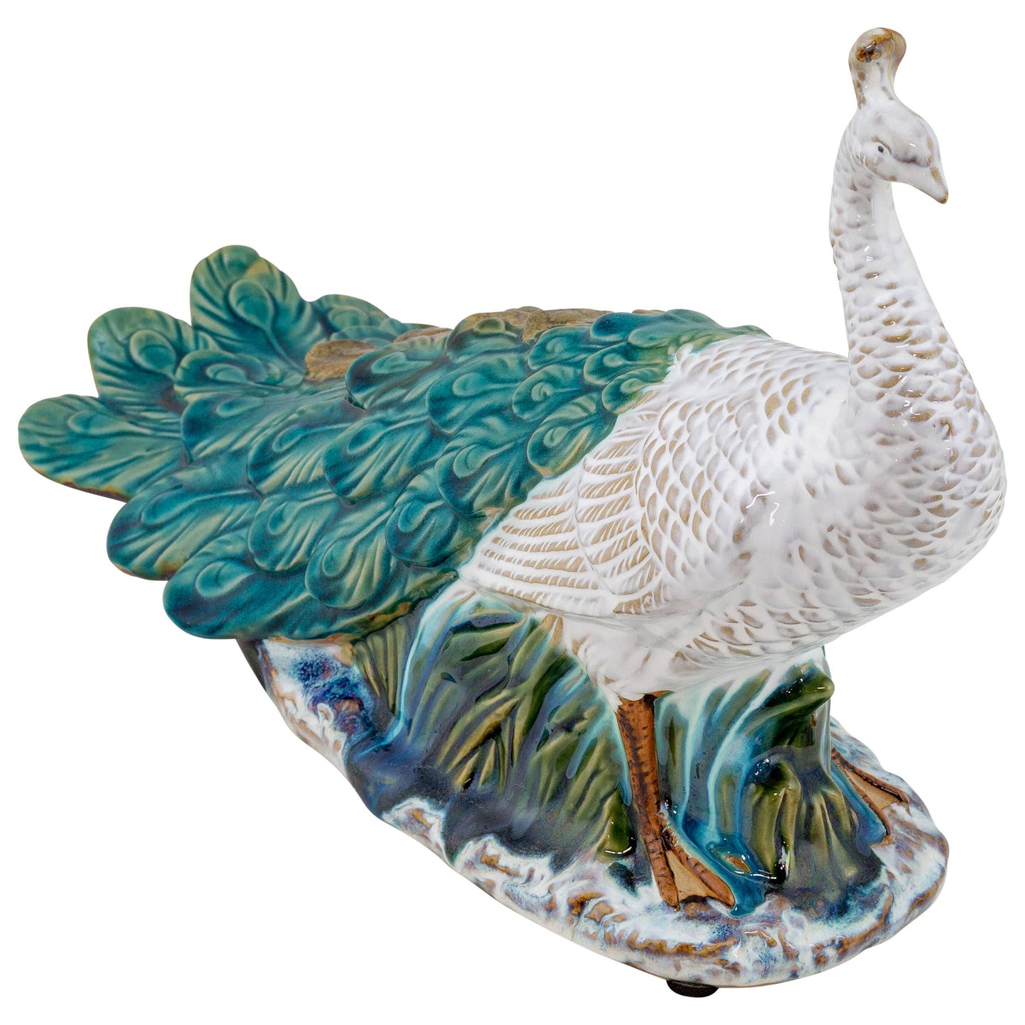 Kavana Decor by The Import Collection - Afshari Peacock Figurine