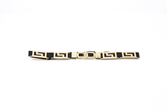 German Fuentes Handbags - CINT-23 ONE SIZE STRETCH BELT : Black