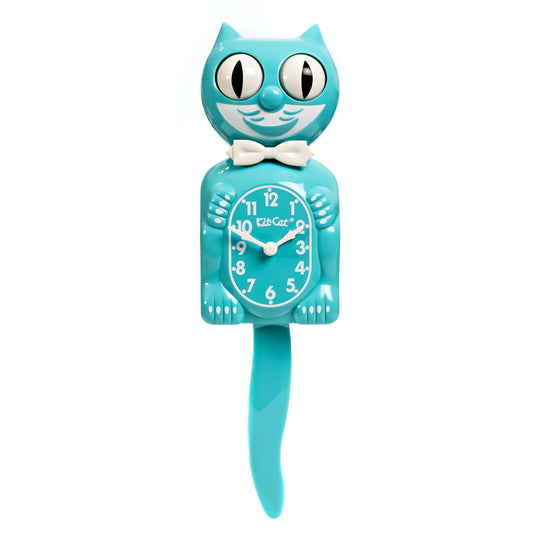 Kit-Cat Klock - Vibrant Blue Turquoise Kit-Cat Klock