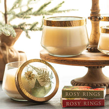 Load image into Gallery viewer, Rosy Rings - Forest Large Pressed Floral Candle