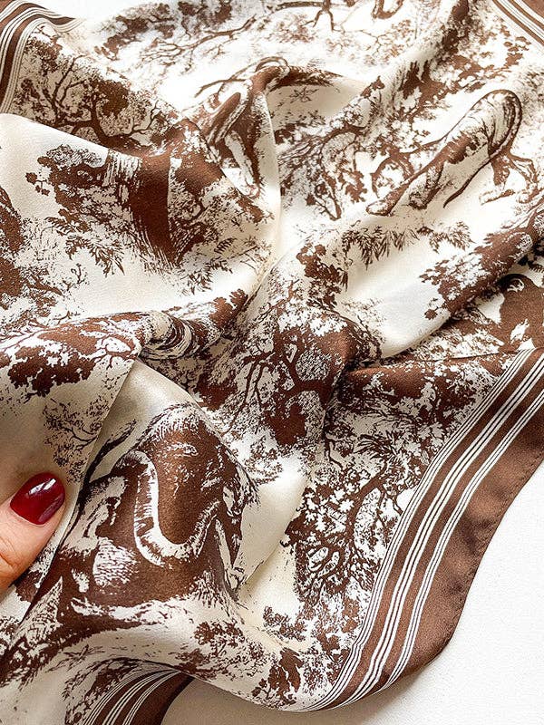 UZ Wholesale Store - Keep Warm Printed Shawl&Scarf: BLACK / One_size