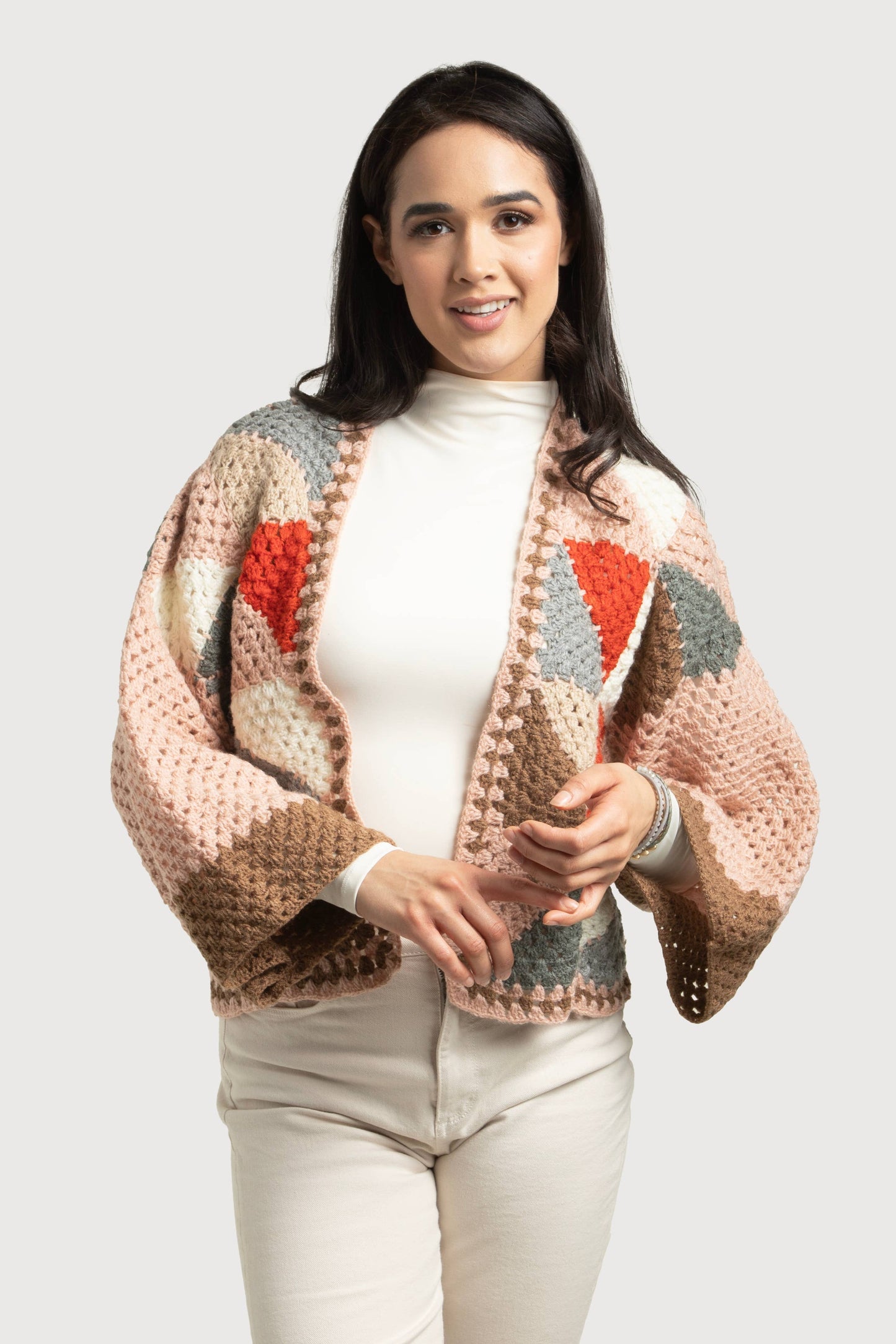 SAACHI - Hand Crochet Short Jacket