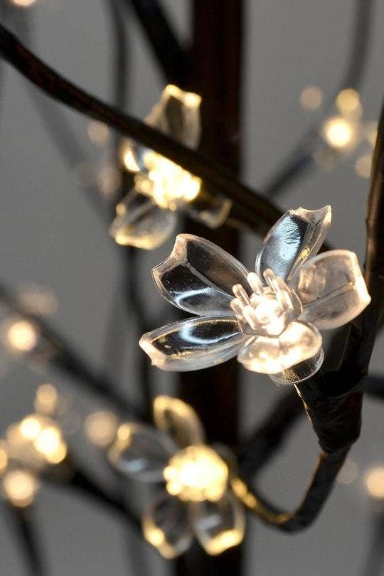 Perfect Holiday - Plastic Cherry Blossom Tree Light - Warm White 6': Warm White