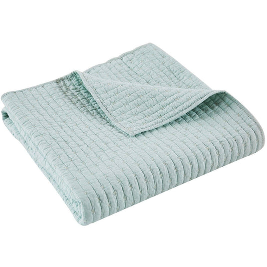 Levtex Home - Cross Stitch Quilted Throw: Spa