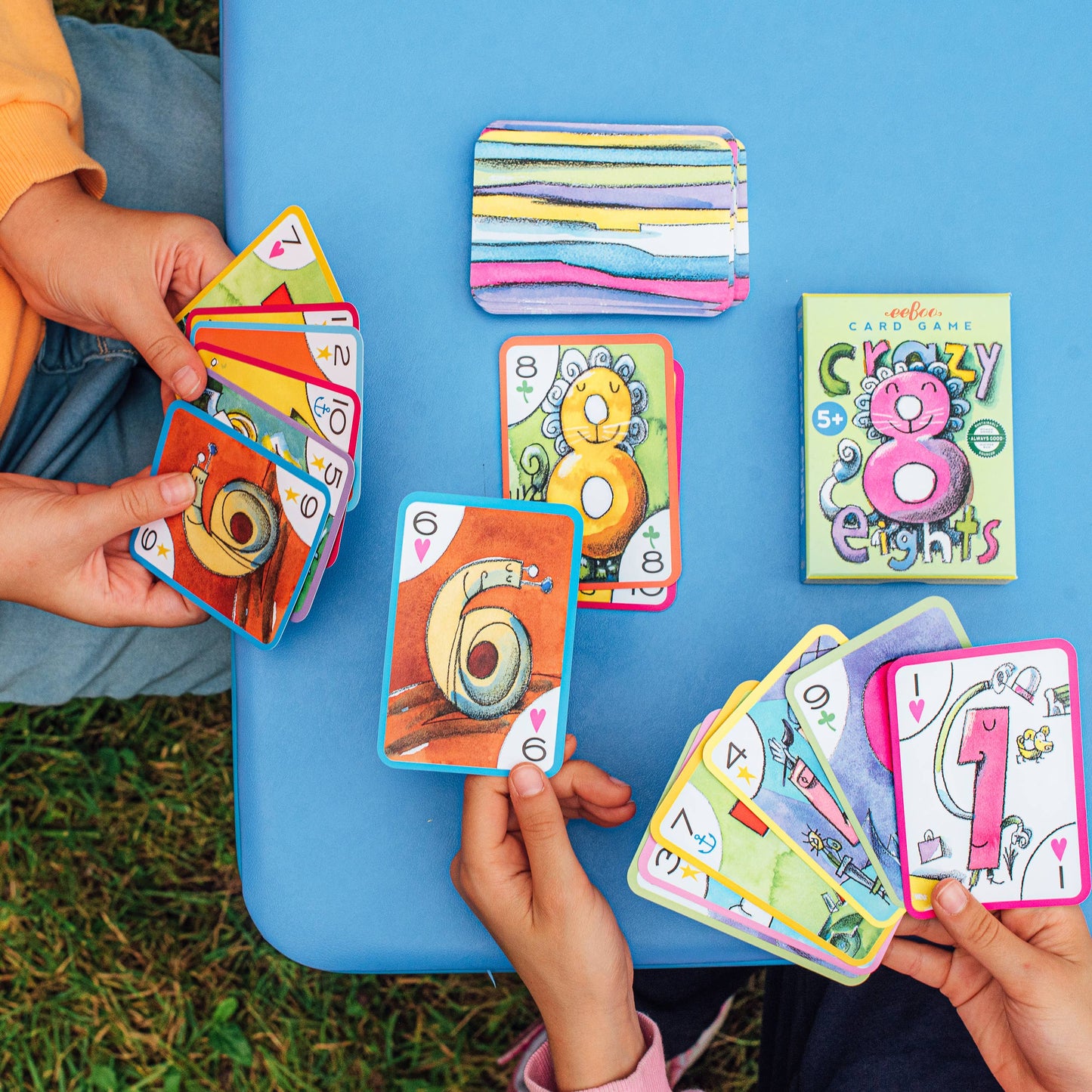 eeBoo - Crazy Eights Playing Cards