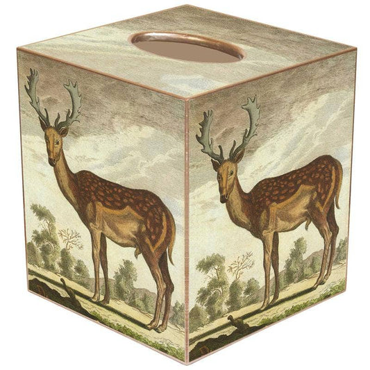 Marye-Kelley - Deer Tissue Box Cover: Paper Mache