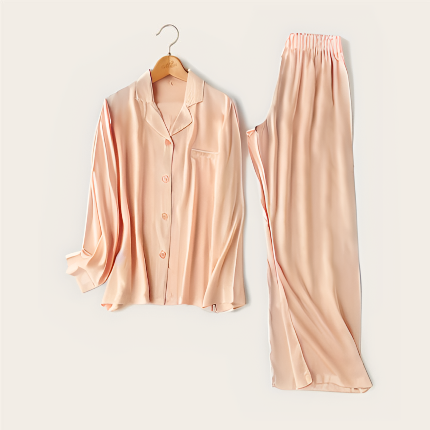DrifWoo - Luxurious Everyday Women Pajama Set Ultimate Comfort & Style: Blush Pink / M