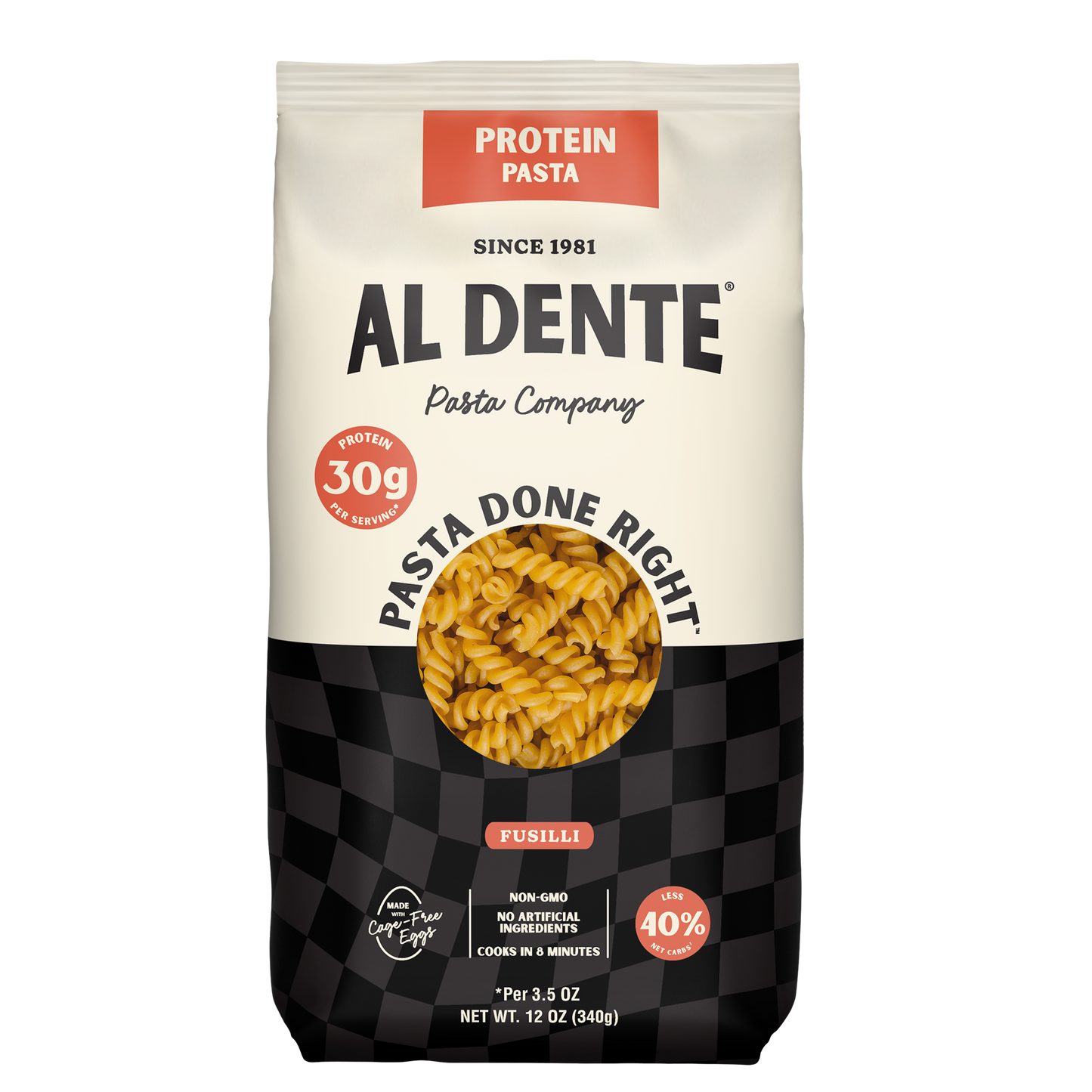 Al Dente Pasta - Protein Fusilli