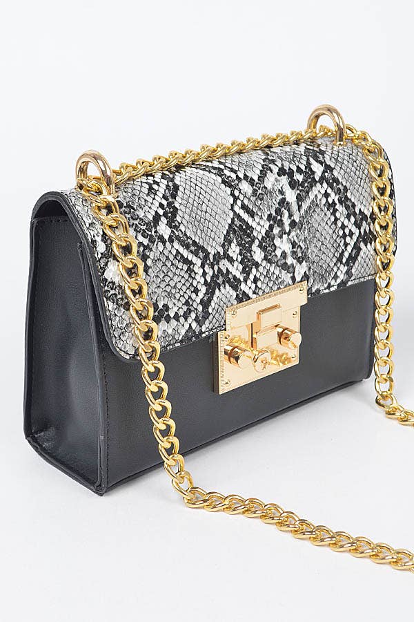 Shop Neighbors - Too Glam Lady Clutch: BLACK