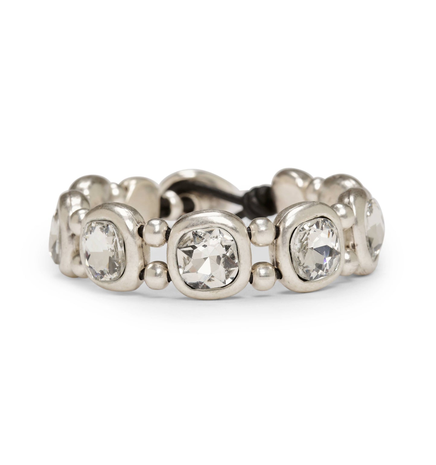 Chanour - Handmade Pewter & Crystal Bracelet - NB2143