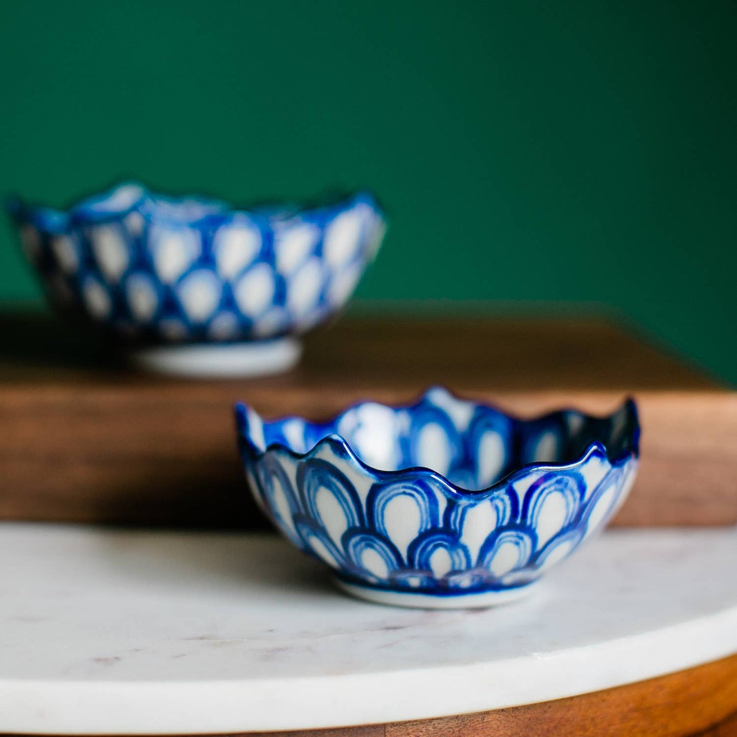 Lucia's Imports - Lotus Bowl Small Azul