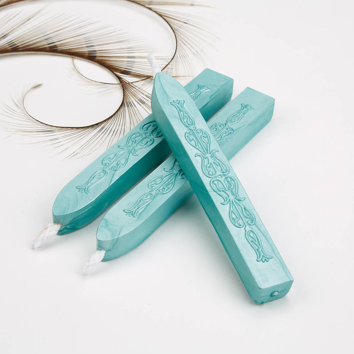 Freund Mayer & Co. - Sealing Wax Sticks with wick 3PK- 25+ colors: Lemon Pearl