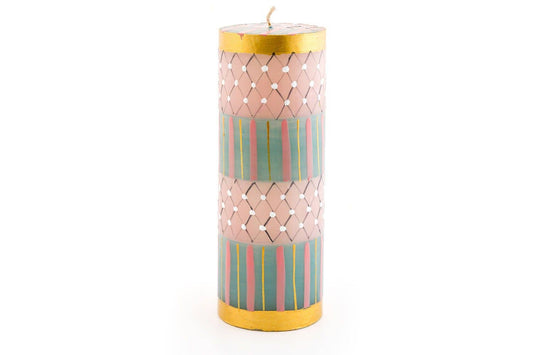Thumbprint Artifacts - Delight Candle: Pillar 3” x 8” (100 hour burn time)