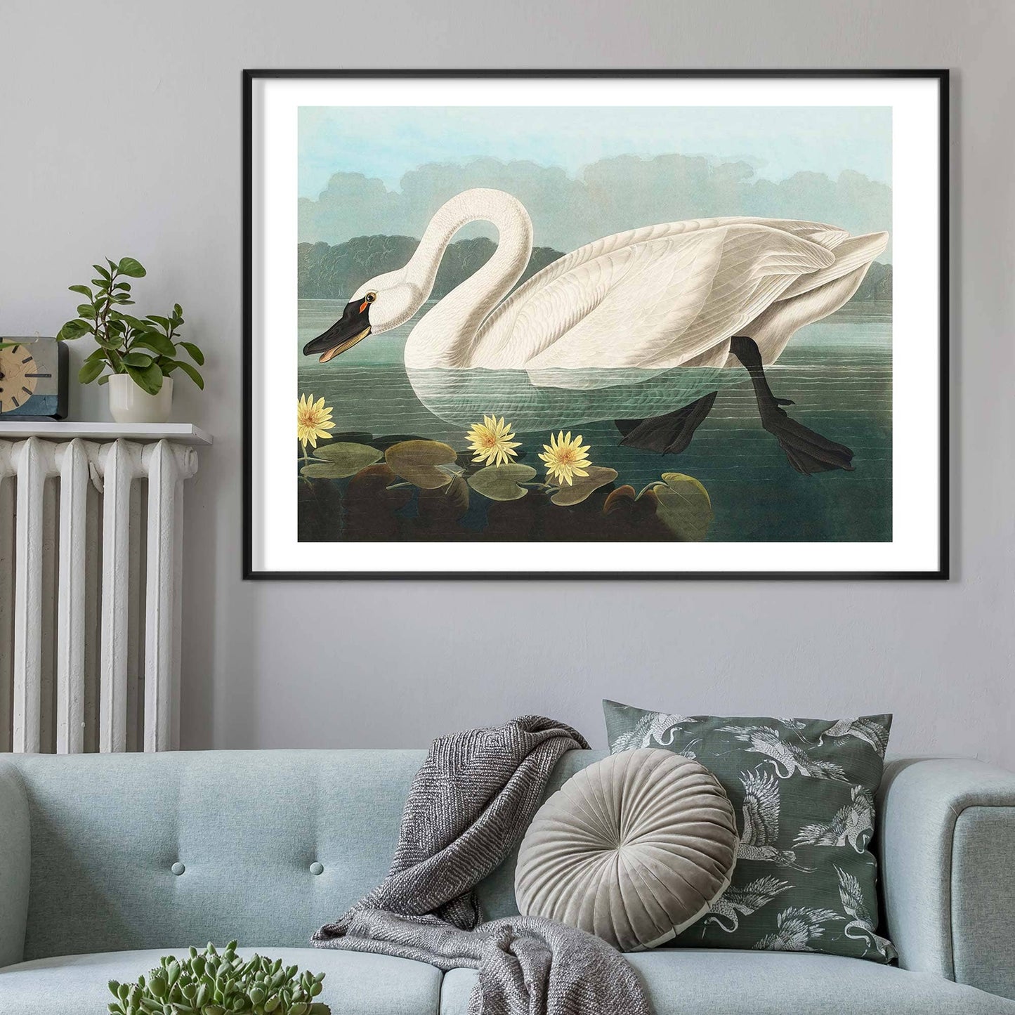 Ink & Drop - Common Swan print: 11 ¾ x 15 ¾ in | 30x40 cm / Matte