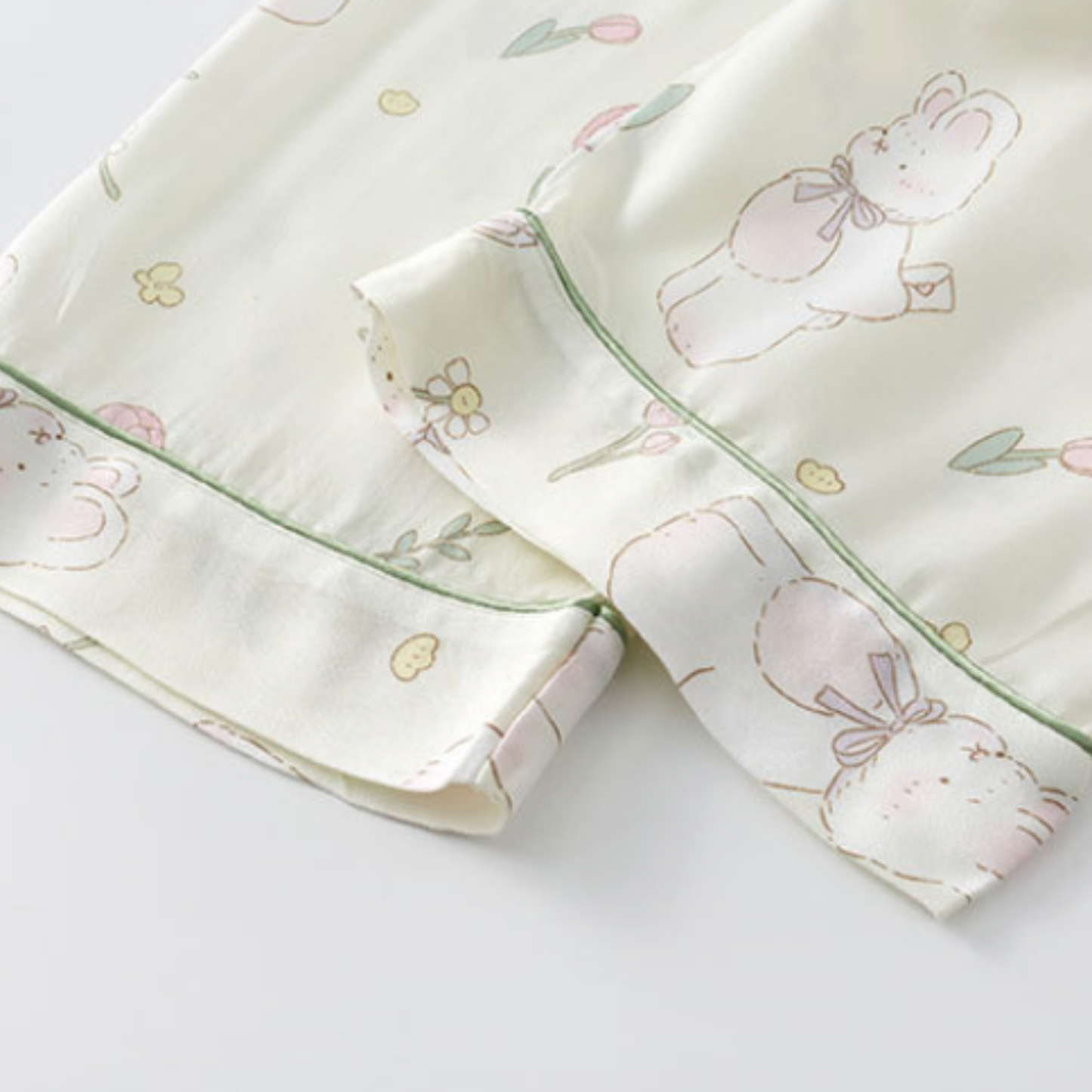 DrifWoo - Spring Bunny Print Pajama Set – Soft & Cozy Sleepwear  Easte: L