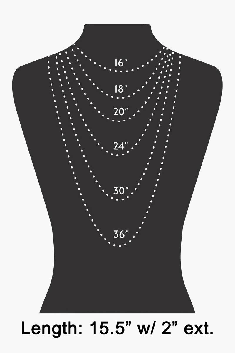 The Looks by Fame Accessories - Chunky Chain Crystal Pendant Toggle Necklace: GN