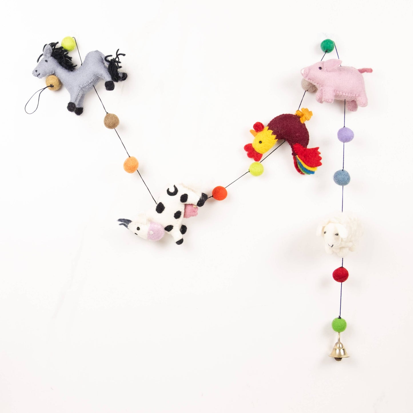 The Winding Road - Garland - Farm Animals - Wall Decor