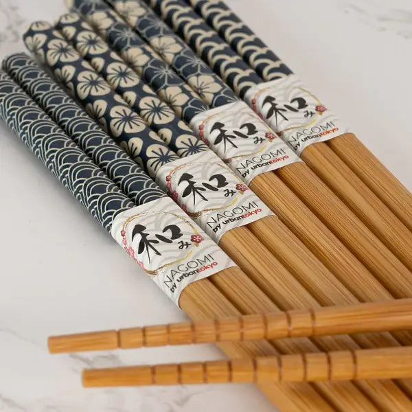 Urban Tokyo - 5 Piece Chopsticks Set Patterns