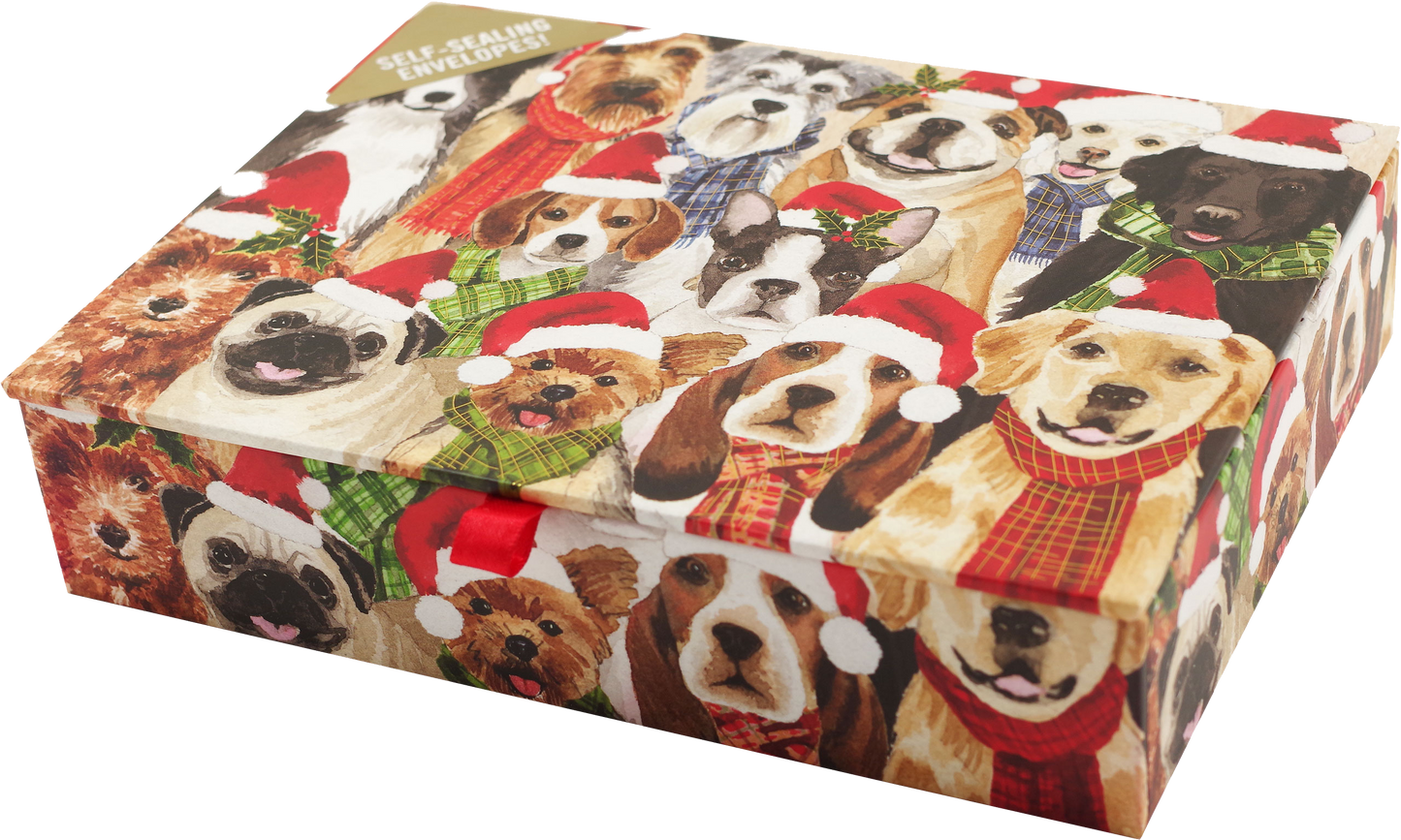 Peter Pauper Press - Deck the Dogs Deluxe Boxed Holiday Cards