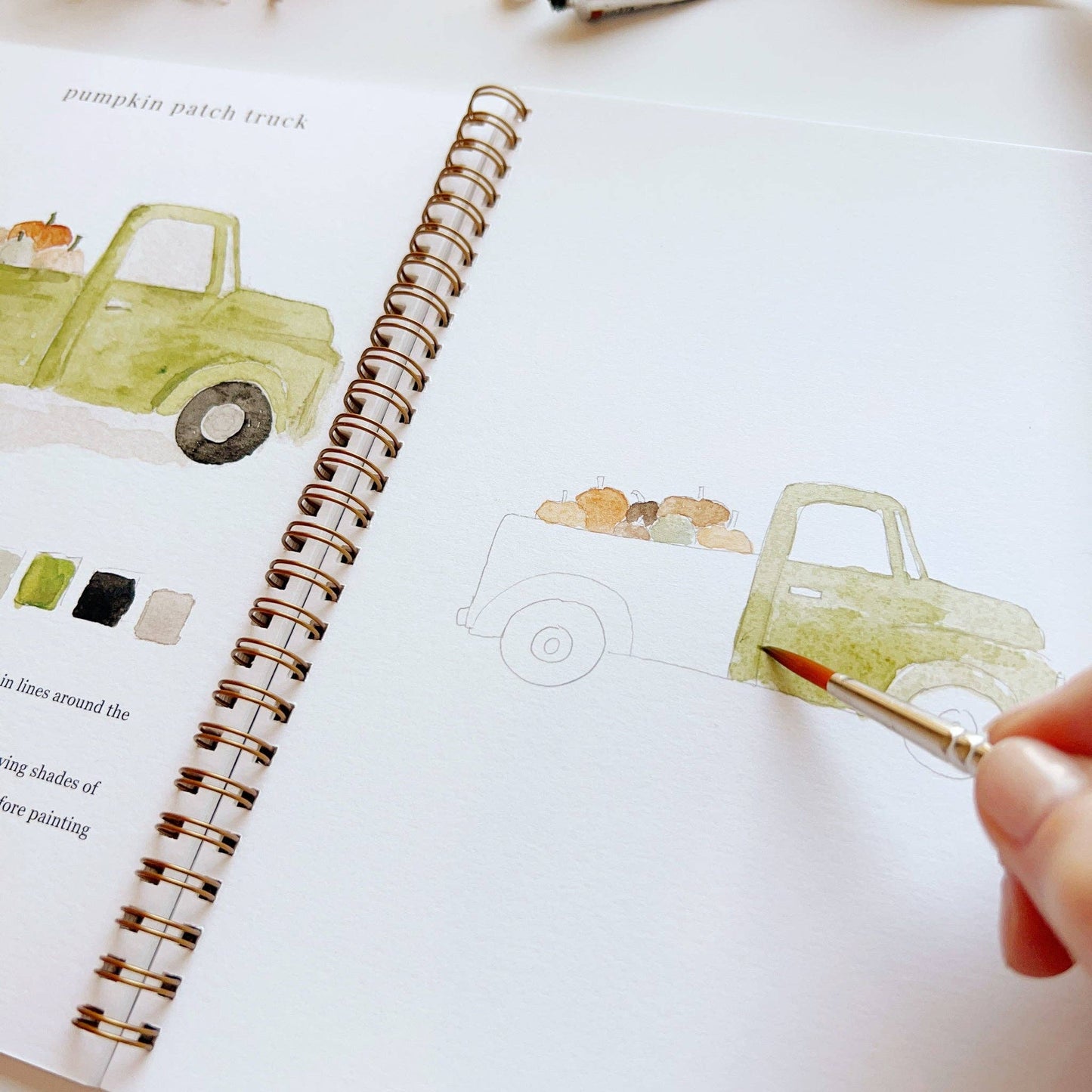emily lex studio - Autumn watercolor workbook presale