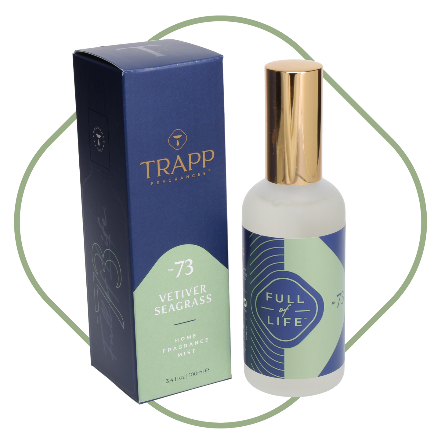 Trapp Fragrances - No. 73 Vetiver Seagrass 3.4 oz. Fragrance Mist